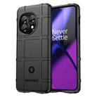 For OnePlus 11 5G Full Coverage Shockproof TPU Case(Black) - 1