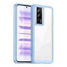 For Xiaomi Redmi K60 Colorful Series Acrylic + TPU Phone Case(Blue) - 1