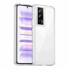For Xiaomi Redmi K60 Colorful Series Acrylic + TPU Phone Case(Transparent) - 1