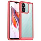 For Xiaomi Redmi 12C Colorful Series Acrylic + TPU Phone Case(Red) - 1