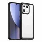 For Xiaomi 13 Colorful Series Acrylic + TPU Phone Case(Black) - 1