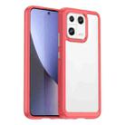 For Xiaomi 13 Colorful Series Acrylic + TPU Phone Case(Red) - 1