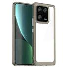 For Xiaomi 13 Pro Colorful Series Acrylic + TPU Phone Case(Transparent Grey) - 1