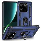 For Xiaomi 13 Pro Shockproof TPU + PC Phone Case with Holder(Blue) - 1