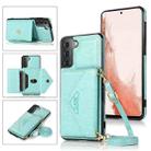 For Samsung Galaxy S23 5G Cross-body Wallet Card Bag Leather Phone Case(Green) - 1