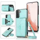 For Samsung Galaxy S23+ 5G Cross-body Wallet Card Bag Leather Phone Case(Green) - 1