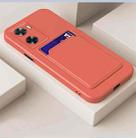 For vivo Y22 4G / Y22s 2022 4G Skin Feel Card TPU Contrast Color Button Phone Case(Magenta) - 1