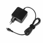 For Dell / HP / Xiaomi 45W Charger Type-c Super Fast Charging Source Adapter EU Plug - 1