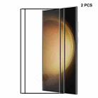 For Samsung Galaxy S23 Ultra 5G 2pcs NKAY 3D Full Glue Hot Bending Explosion-proof Full Tempered Glass Film - 1