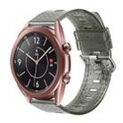 For Samsung Galaxy Watch 3 41mm 20mm Transparent Shiny Diamond TPU Watch Band(Black) - 1