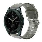 For Samsung Galaxy Watch 42mm 20mm Transparent Shiny Diamond TPU Watch Band(Black) - 1