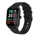 P58 1.96 inch Color Screen Smart Watch Support Heart Rate Monitoring / Blood Pressure Monitoring(Black) - 1