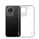For vivo Y02 4G MOFI Ming Series Ultra-thin TPU Phone Case(Transparent) - 1