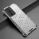 For Xiaomi Redmi K60 / K60 Pro Shockproof Honeycomb Phone Case(White) - 2