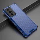 For Xiaomi Redmi K60 / K60 Pro Shockproof Honeycomb Phone Case(Blue) - 2