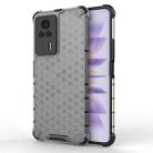 For Xiaomi Redmi K60e Shockproof Honeycomb PC + TPU Phone Case(Black) - 1