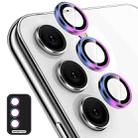 For Samsung Galaxy S23 5G / S23+ 5G ENKAY Hat-Prince 9H Rear Camera Lens Aluminium Alloy + Tempered Glass Full Coverage Protector(Colorful) - 1