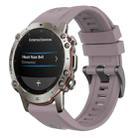 For Amazfit Falcon 22mm Quick-Release Solid Color Silicone Watch Band(Roland Purple) - 1