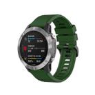 For Amazfit Falcon 22mm Silicone Quick Detachable Sports Watch Band(Armygreen) - 1