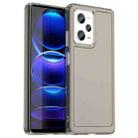 For Xiaomi Redmi Note12 Pro Speed Candy Series TPU Phone Case(Transparent Grey) - 1