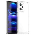 For Xiaomi Redmi Note12 Pro Speed Candy Series TPU Phone Case(Transparent) - 1