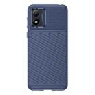 For Motorola Moto E13 Thunderbolt Shockproof TPU Protective Soft Phone Case(Blue) - 1