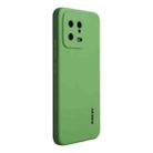 For Xiaomi 13 ENKAY Hat-Prince Liquid Silicone Shockproof Phone Case(Light Green) - 1