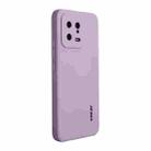 For Xiaomi 13 ENKAY Hat-Prince Liquid Silicone Shockproof Phone Case(Purple) - 1