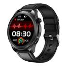 E420 1.39 inch Color Screen Smart Watch,Leather Strap,Support Heart Rate Monitoring / Blood Pressure Monitoring(Black) - 1