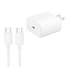 M135 45W USB-C / Type-C Port Fast Charger with 5A Type-C to Type-C Cable, US Plug(White) - 1