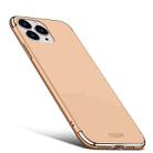 For iPhone 14 Pro MOFI Yatun Series 3 in 1 Stitching PC Phone Case(Gold) - 1