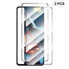 For Xiaomi Poco X5 Pro 2pcs ENKAY Hat-Prince Full Glue 0.26mm 9H 2.5D Tempered Glass Full Film - 1