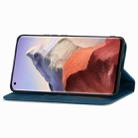 For Xiaomi Mi 11 Ultra Retro Skin Feel Magnetic Flip Leather Phone Case(Blue) - 4