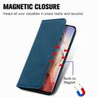 For Xiaomi Mi 11 Ultra Retro Skin Feel Magnetic Flip Leather Phone Case(Blue) - 5
