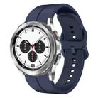 For Samsung  Galaxy Watch 4 Classic 42mm 20mm Loop Silicone Watch Band(Navy Blue) - 1