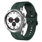 For Samsung  Galaxy Watch 4 Classic 42mm 20mm Loop Silicone Watch Band(Dark Green) - 1