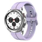 For Samsung  Galaxy Watch 4 Classic 42mm 20mm Loop Silicone Watch Band(Purple) - 1