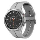 For Samsung  Galaxy Watch 4 Classic 46mm 20mm Loop Silicone Watch Band(Grey) - 1