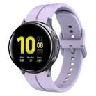 For Samsung Galaxy Watch Active 2 40mm 20mm Loop Silicone Watch Band(Purple) - 1