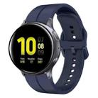 For Samsung Galaxy Watch Active 2 44mm 20mm Loop Silicone Watch Band(Navy Blue) - 1