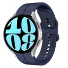 For Samsung Galaxy Watch 6 40mm 20mm Loop Silicone Watch Band(Navy Blue) - 1