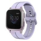 For Garmin Venu SQ 20mm Loop Silicone Watch Band(Purple) - 1