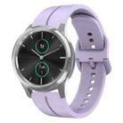 For Garminmove Luxe 20mm Loop Silicone Watch Band(Purple) - 1