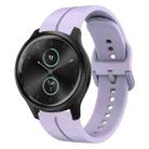 For Garminmove Style 20mm Loop Silicone Watch Band(Purple) - 1