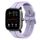 For Amazfit GTS 2 Mini 20mm Loop Silicone Watch Band(Purple) - 1