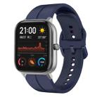 For Amazfit GTS 20mm Loop Silicone Watch Band(Navy Blue) - 1