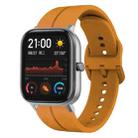 For Amazfit GTS 20mm Loop Silicone Watch Band(Amber Yellow) - 1