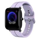 For Amazfit Pop 20mm Loop Silicone Watch Band(Purple) - 1