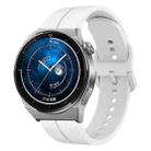 For Huawei Watch GT3 Pro 43mm 20mm Loop Silicone Watch Band(White) - 1