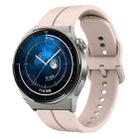 For Huawei Watch GT3 Pro 43mm 20mm Loop Silicone Watch Band(Pink) - 1